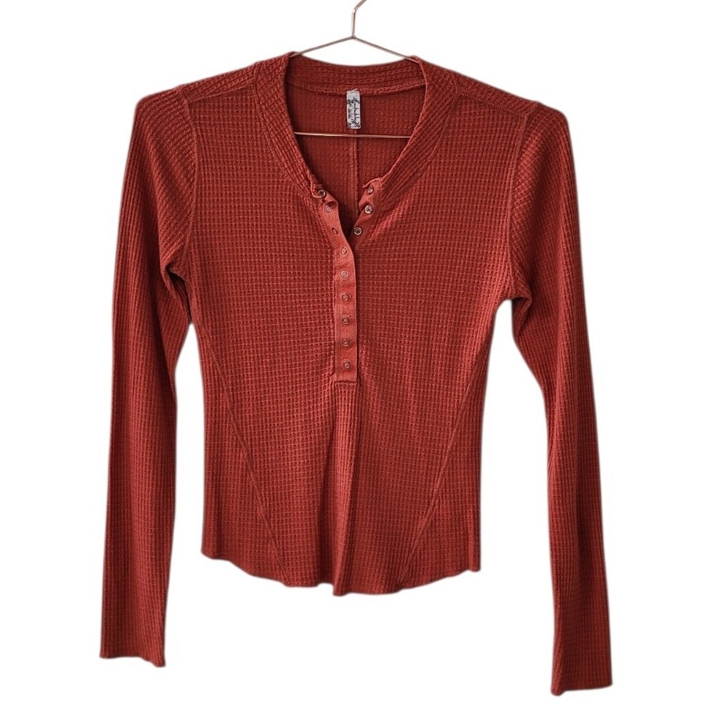 Intimately FREE PEOPLE M One of The Girls Henley Top Women